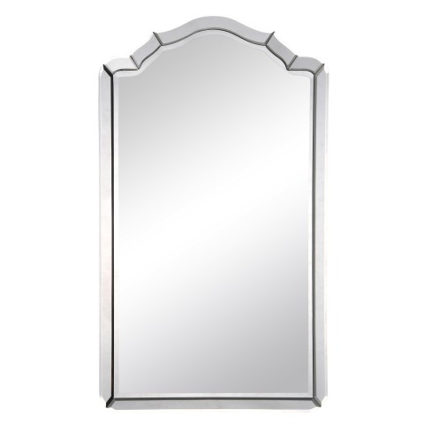 20330 Mirror Home Mh, Silver Leaf Beveled Wall Mirror